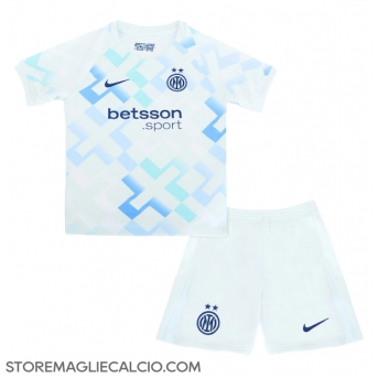 Inter Milan Maglia Gara Trasferta Repliche 2025-26 Bambino